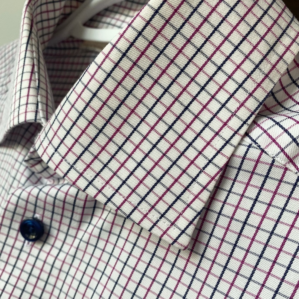 ETON Contemporary Fit Mens Long Sleeve Dress Shirt, Size 15
